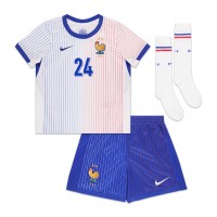 Maglie da calcio Francia Ibrahima Konate #24 Seconda Maglia Bambino Europei 2024 Manica Corta (+ Pantaloni corti)